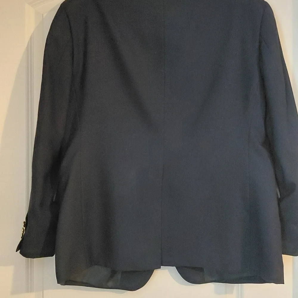 Vintage Navy Blazer with Gold Buttons